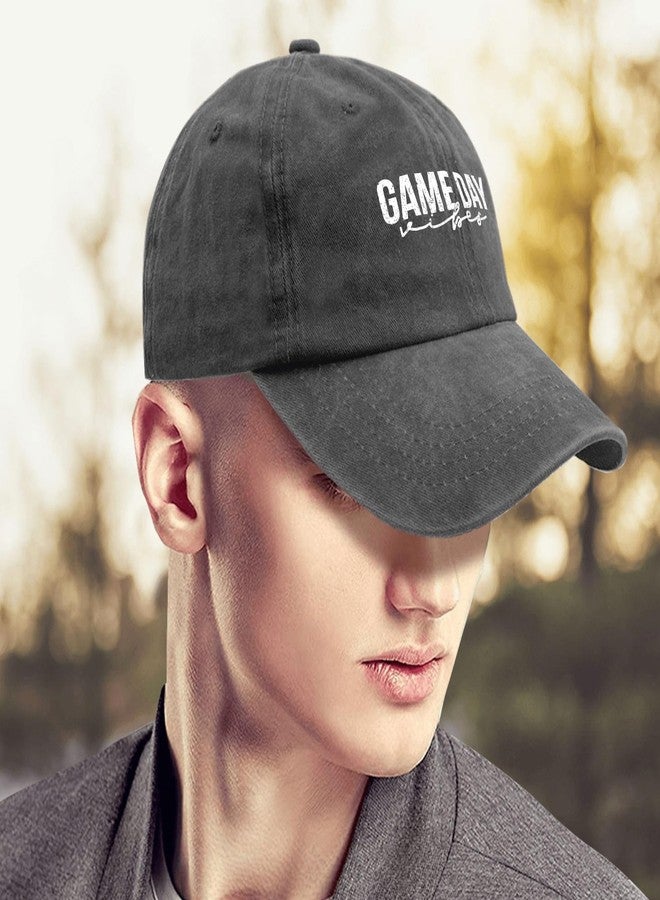 Paunook Game Day Hats Music Hat Pigment Black Golf Hats Men Gifts for Him Sun Caps - Image 4